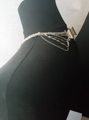 Ribbon Draped Necklace