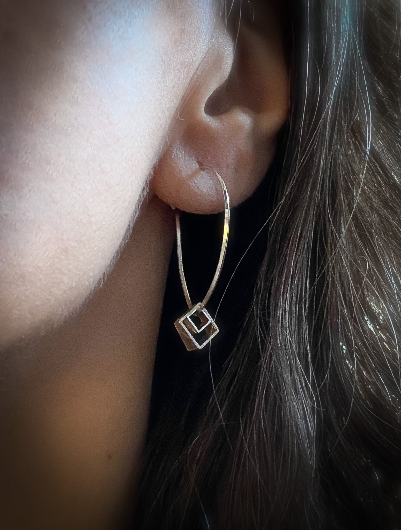 Cube earrings